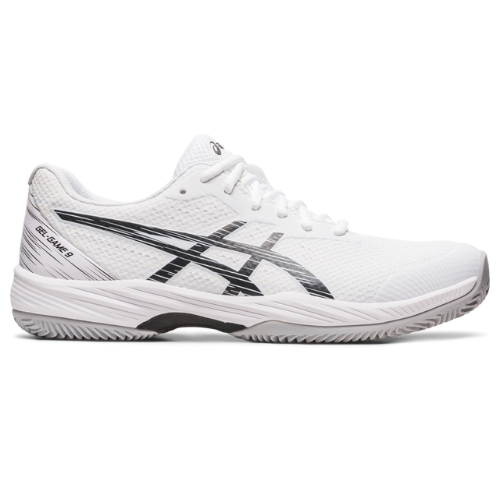 GEL-GAME 9 CLAY Men White/Black