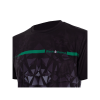 T-shirt ATLANTA Noir/Vert