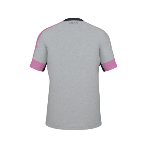 T-shirt PLAY TECH MEN Cyclame/Grey