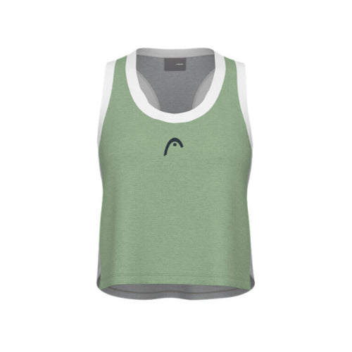 Débardeur PLAY CROP TOP WOMEN Celery green/Grey