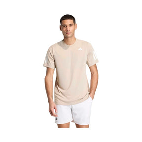 T-Shirt Adidas CLUB 3 STR Khaki-Three