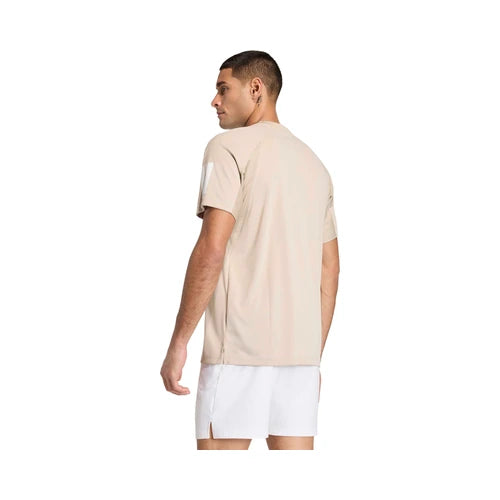 T-Shirt Adidas CLUB 3 STR Khaki-Three