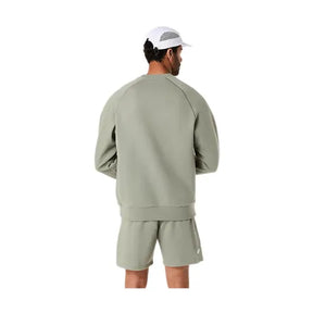 Sweat Asics FLEECE CREW-NECK TOP Lichen