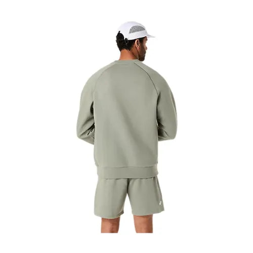 Sweat Asics FLEECE CREW-NECK TOP Lichen