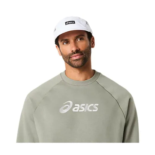 Sweat Asics FLEECE CREW-NECK TOP Lichen