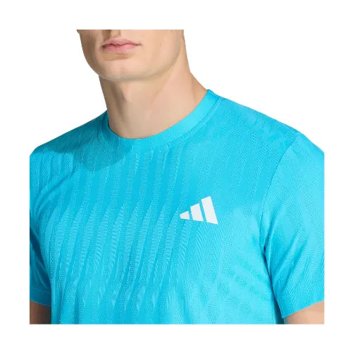 T-shirt Adidas FREELIFT TEE Signal Cyan