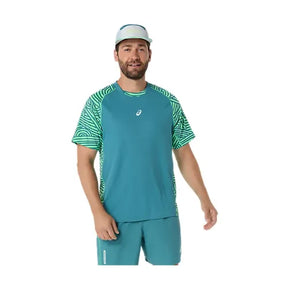 T-shirt Asics ALL OVER PRINT SS TOP Misty